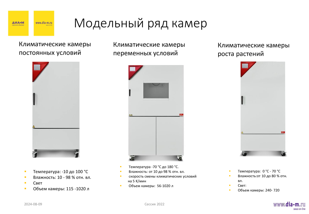 Особенности выбора климатических камер Особенности выбора климатических камер