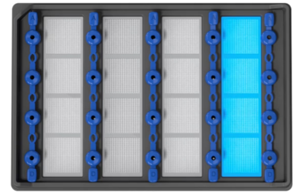 MAP16 позволяет запустить 4, 8, 12 или 16 стрипов одновременно, неиспользованные стрипы могут быть применены в будущих экспериментах.