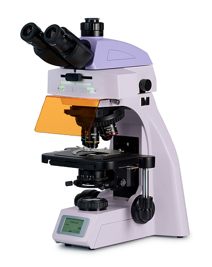 Микроскоп люминесцентный Magus Lum 400L, прямой, тринокуляр, СП, ТП, планахромат 4×, 10×, 40×, 100× (общий вид)