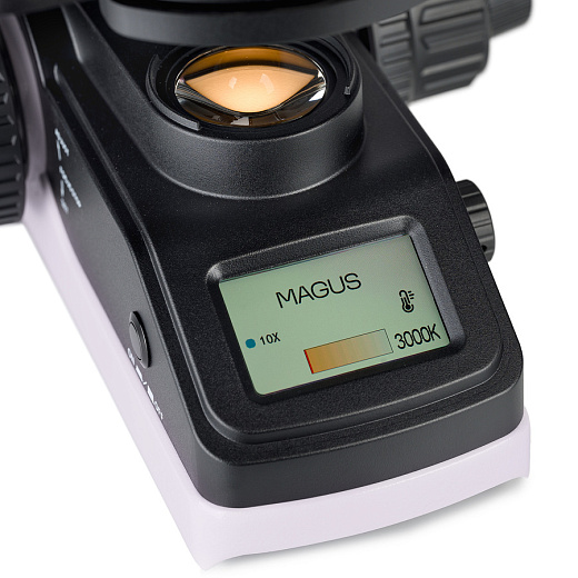 Микроскоп MAGUS Bio 240B, прямой, бинокуляр/тринокуляр, СП, планахромат 4×, 10×, 40×, 100×МИ Фото 18