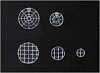 Диски для 3D культивирования полученные методом электроформования, выровненные нановолокна, материал нанесен линейно, толщина подложки 18 мкм, 96 луночный планшет