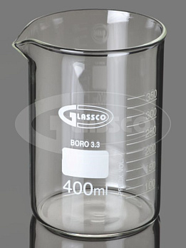Стакан 3000 мл, стеклянный, с носиком, с градуировкой, низкий, 210×152 мм, 1 шт./уп.