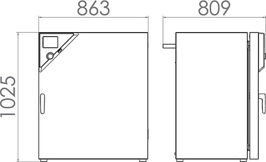 Термостат с охлаждением, 163 л, +4 °C... +100 °C, с элементами Пельтье, KT 170 Фото 3