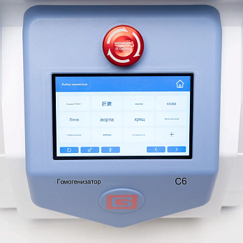 Дисплей панели управления гомогенизатора SWE-C6