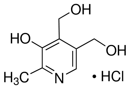 Пиридоксин гидрохлорид, (Vitamin B6 hydrochloride), 99.0% Plant Culture Tested, 10 г, Индия