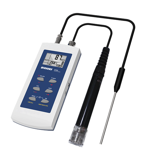 Кислородомер, до 20 мг/л, до 50 °C, с датчиком, портативный, DO 80, Wiggens