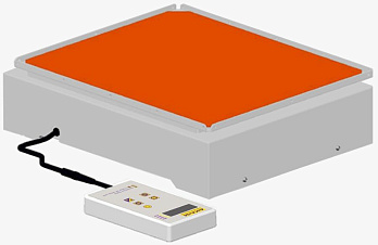 Шейкер для CО₂ инкубаторов, 30-300 об/мин, платформа, выносная  панель, клейкий коврик, diaCell CS-319, Диаэм